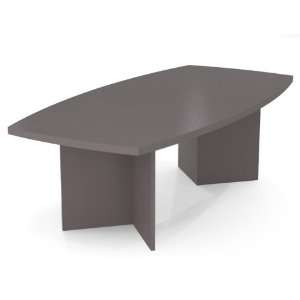  Bestar Boat Shaped Conference Table   Slate Finish Office 
