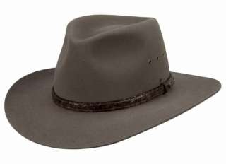 Akubra Hat Angler Australian Made 7 1/2 Regency Fawn  