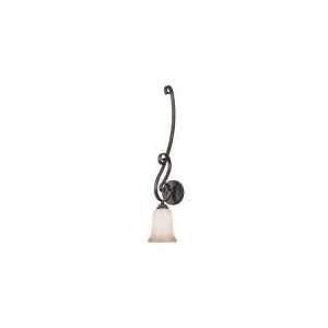 Jeremiah Lighting 22231 VW The Wesley 1 Light Wall Sconce in Valley 