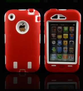   Silicone Rubber Soft Skin Cover Hard Case Protect F iPhone 3G 3GS