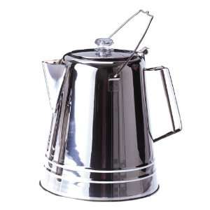  GSI 8 Cup Glacier Stainless Steel Conical Coffee Percolator 