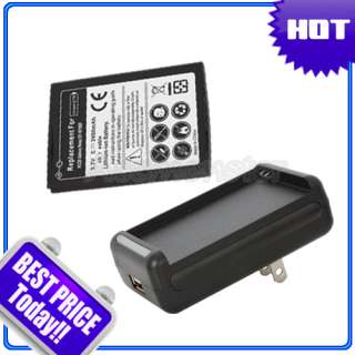   Battery +US Dock Charger for SamSung Galaxy Note i9220 N7000 LTE i717