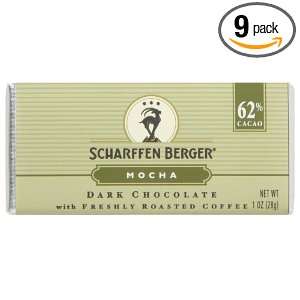 Scharffen Berger Chocolate Bar, Mocha (Dark Chocolate with Freshly 