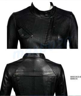 Motorcycle Jacket Cool Black Soft Leather Coat Woman Slim Jackets New 