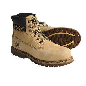 Caterpillar Holton Work Boots Leather Steel Toe 10 11.5  