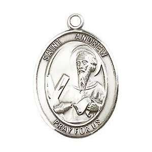  St. Andrew the Apostle Large Sterling Silver Medal 