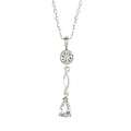 Tacori Bridal Evening Mother of Pearl Sterling Silver White Topaz 
