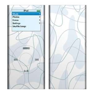 Boomerang Blue Design Decal Skin Sticker for Apple iPod 