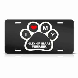 Glen Of Imaal Terrier Dog Dogs Novelty Animal Metal License Plate Wall 