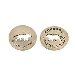  COURAGE BLESSING   PEWTER   POCKET COIN (MADE IN USA 