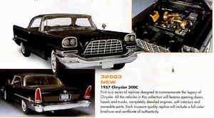 ERTL 118 1957 Chrysler 300C Precision Black  