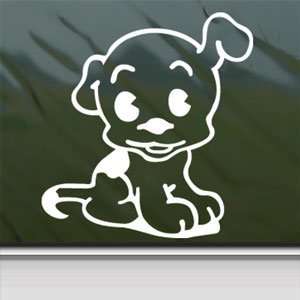  Betty Boop White Sticker Pudgy Dog Car Vinyl Window Laptop 