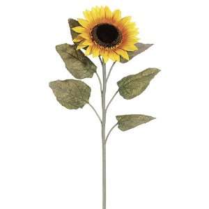  Faux 40 Giant Sunflower Spray x1 (Knockdown) Gold (Pack of 