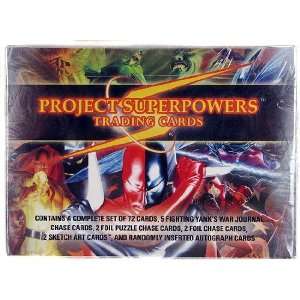  Project Superpowers Trading Cards Hobby Box (2011 Breygent 