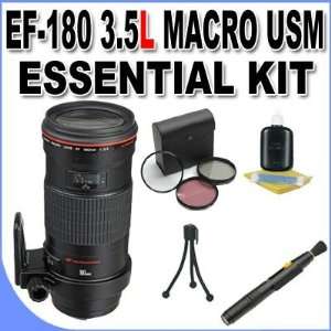  Canon EF 180mm f3.5L Macro USM AutoFocus Telephoto Lens 