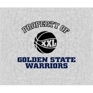  Property Of NBA Basketball Blanket/Throw Golden State 