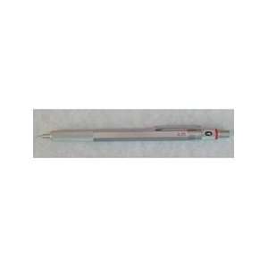 com Rotring 600 Old Style Knurled Grip Silver 0.35 Mechanical Pencil 