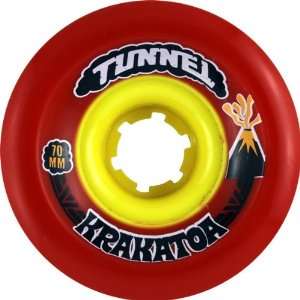  Tunnel Krakatoa Slide 70mm 81a Red Skate Wheels Sports 