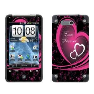SkinMage (TM) Hot Pink/ White Love Forever Accessory Protector Cover 