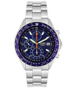 Seiko Mens Stainless Steel Chronograph Watch  