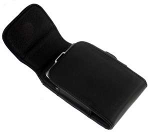 NEW BLACK LEATHER WALLET CASE FOR LG DARE VX9700 PHONE  