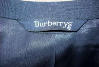 Burberry $1995 Men’s Suit 42 R 42R Prorsum Navy Blue Pinstripe 