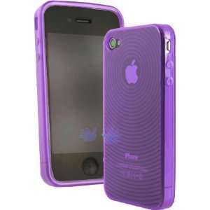  IGg iPhone 4 TPU Case with Inner Circle Design   Clear 