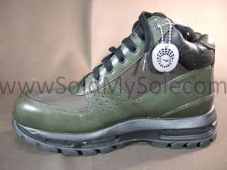 Nike Air Max Goadome II F/L Green Black Boots Men Sz 9  