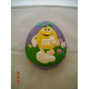  M&Ms Yellow Easter Egg Candy Dish New 