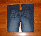 express x2 womens low rise wide leg stretch jeans size