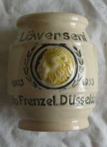 Otto Frenzel Dusseldorf Mustard Jar 1953  