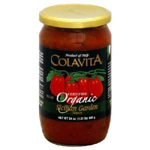  Colavita, Sauce Pasta Sicilian Gard, 24 OZ (Pack of 6 