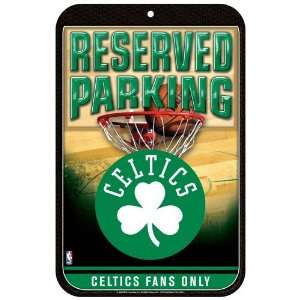  Boston Celtics Reserved Parking 11x17 Sign Sports 
