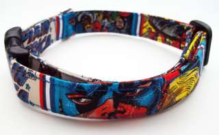 Captain America Superhero Comic Dog Collar S M L Large  