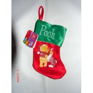  Winnie The Pooh Small Christmas Stocking New with tag 6 1 