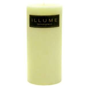  ILLUME Lemongrass 3x6 pillar candle