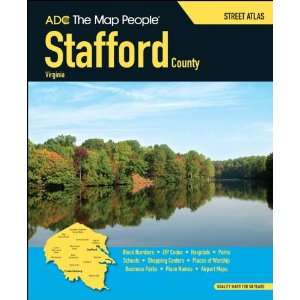  ADC The Map People 309330 Stafford County Virginia Atlas 