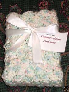 HAND MADE BABY DOLL AFGHAN BLANKET(multi color)  