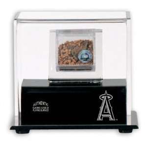   of Anaheim Game Used Dirt with Logo Display Case