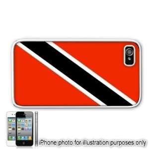  Trinidad Flag Apple Iphone 4 4s Case Cover White 