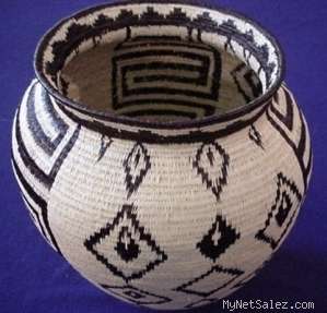 Wounaan Indian Large Woven Basket Panama 3.47992  