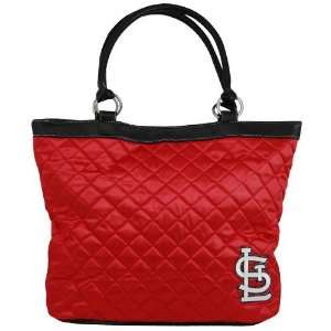  St Louis Cardinals Red Quilted Tote Bag