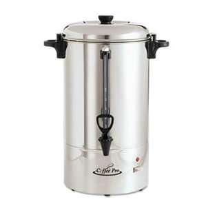 Coffee Pro New 80 Cup Percolating Urn, Stainless Steel 