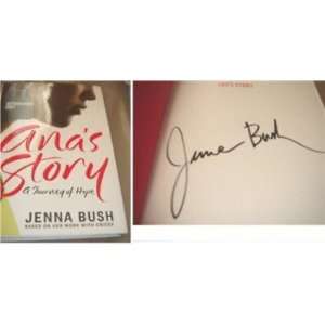  Jenna Bush SIGNED autographed BOOK Anas Story JSA 