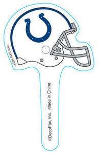 NFL INDIANAPOLIS COLTS Cupcake Picks Cake Toppers 24  