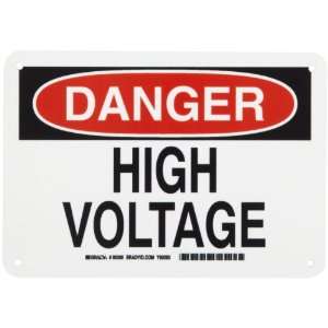   Hazard Sign, Header Danger, Legend High Voltage 