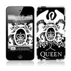   MusicSkins MS QUEN20201 iPod Touch  4th Gen  Queen  Crest White Skin
