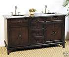   Transitional Bathroom Double Sink Vanity Cabinet with FREE FAUCETS