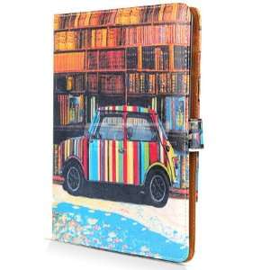  Ecell   MINI CAR IN THE LIBRARY FOLIO LEATHER CASE FOR 