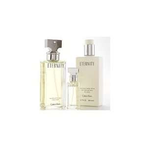  ETERNITY Perfume By Calvin Klein FOR Women Gift Set ( Eau 